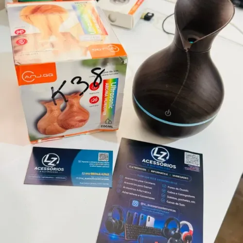 Umidificador e difusor de aromas ultrassônico 