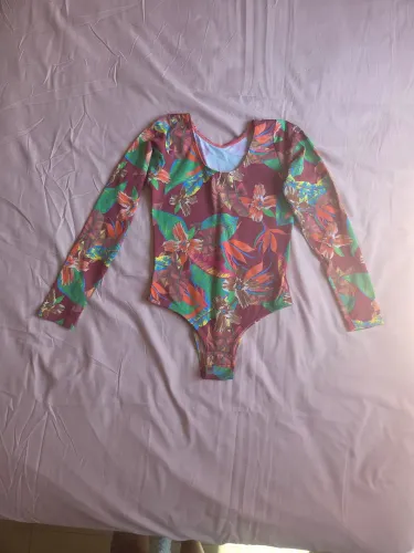 Body estampado manhã longa.