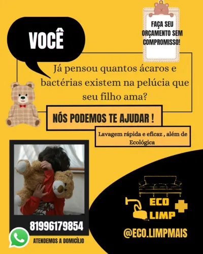 Lavagem a Seco de estofados e pelúcia