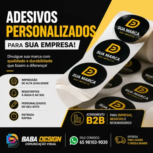 ADESIVOS PERSONALIZADOS PARA EMPRESAS