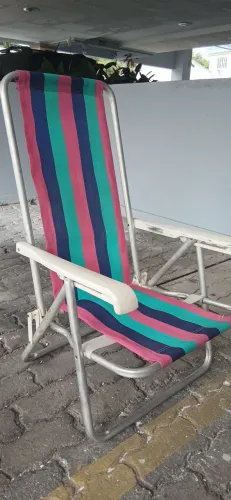Cadeira de praia alumínio 