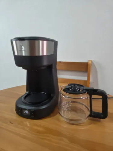 Cafeteira Elétrica Electrolux 30 Xícaras Experience Programável com Timer Cor Inox Preta
