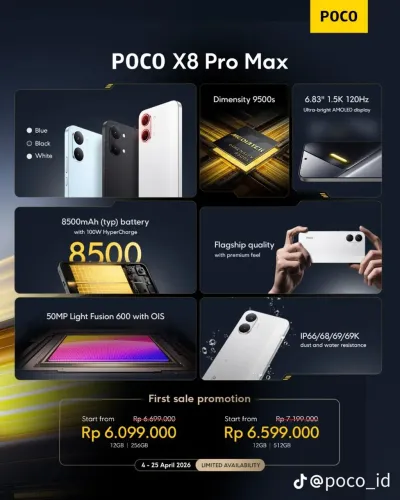 Poco x8 pro Max