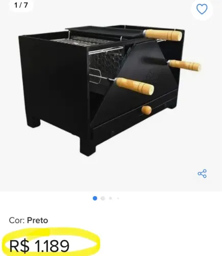 Churrasqueira Vulkania Grill Pouca Fumaça
