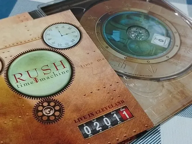 Blu ray Disc Rush - Time machine 2011 Live In Cleveland Importado para colecionador