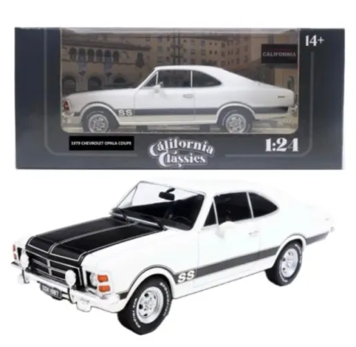 Miniatura Carro Chevrolet Opala SS (1979) - Branco - 1:24 - California Toys