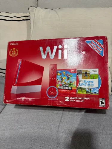 Nintendo Wii 25 anos Vermelho