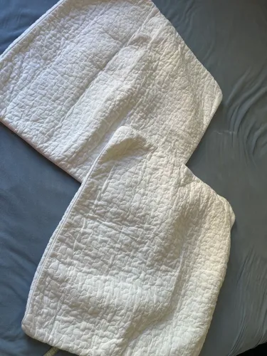Capas de almofadas grandes branca 