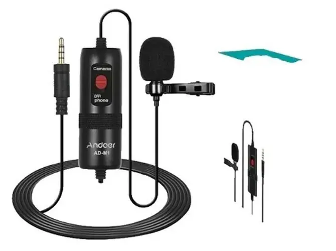 Microfone de Lapela ANDOER AD-M1 ? Original