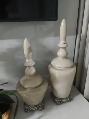 Par vasos cerâmicas
