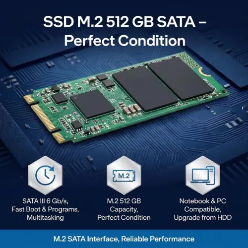 SSD M.2 512 GB SATA - Perfeito Estado