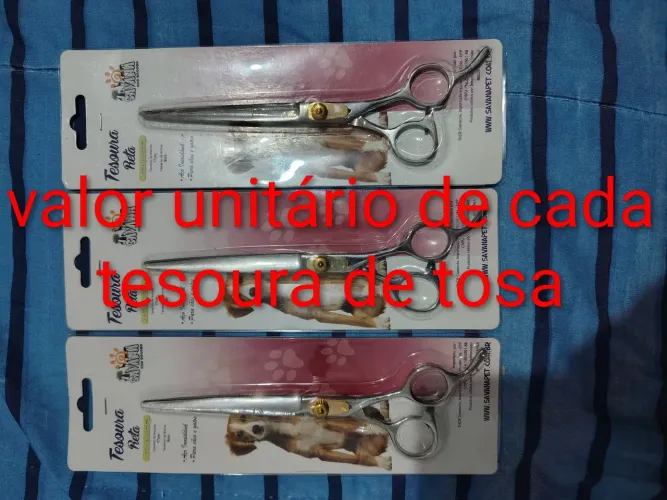 Tesoura de tosa profissional nova nunca usada 