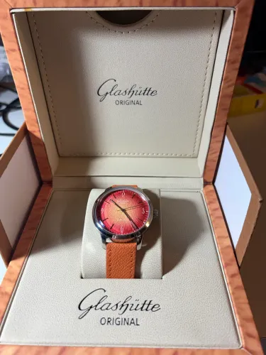 Relogio Glasshutte Original 39mm Super Clone