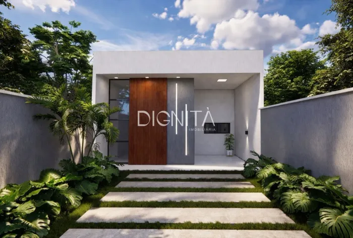 Casa Plana 3 dormitórios, Baixa Grande - Aquiraz/Eusébio-CE
