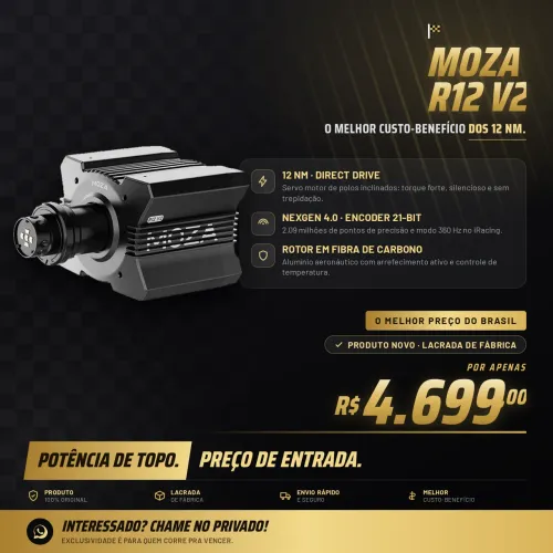 MOZA R12 V2 - NOVA LACRADA