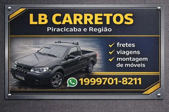 LB carretos fretes viagens Piracicaba e região