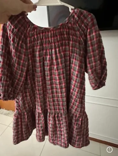 Vestido xadrez Zara - 2/3 anos 