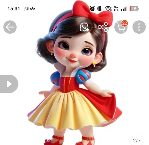 Totem branca de neve pra aniversário 