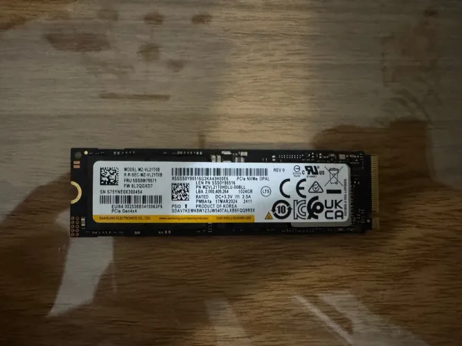 SSD nvme 1TB Samsung