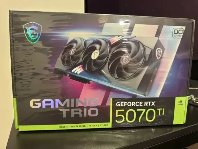 MSI 5070 TI GAMING TRIO OC 16GB GDDR7 NOVA + GARANTIA ! MELHOR QUE 4080 SUPER DLSS5.0