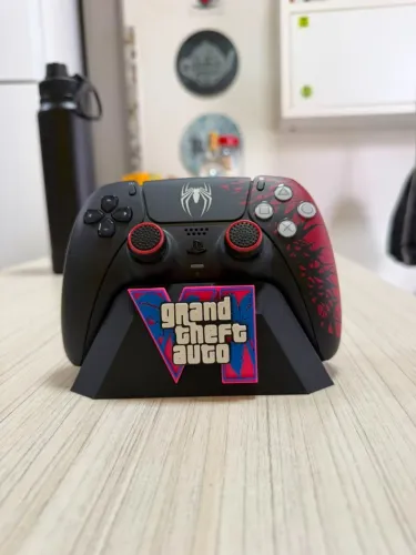 Base Para Controle Dualsense Ps5 - Tema: Gta-6