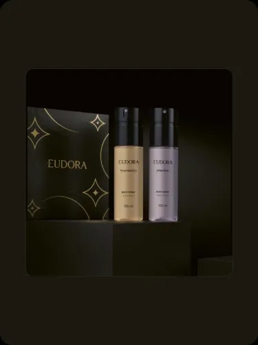 Kit presente Eudora duo body spray masculino ( 2 itens)