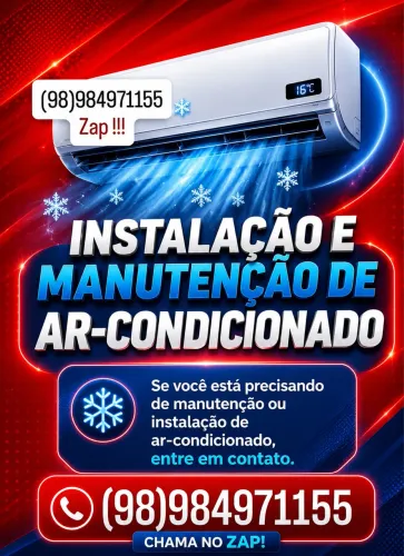 Instalação de ar condicionado..usado ou novo )