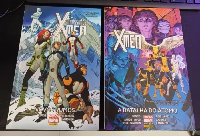 Novíssimos X-Men Novos Rumos (2018) + X-Men A Batalha do Átomo (2016)