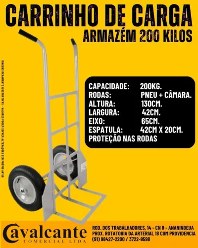 Carrinho de Carga 200kg