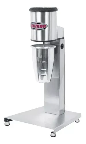 Batedor de Milk Shake Bermar 450 ml em Aço Inox