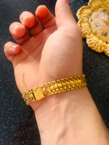 Bracelete ouro 22 quilates  22cm 
