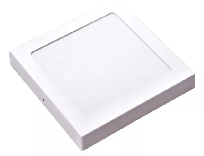 PROMOÇÃO - Plafon led sobrepor quadrado 18w branco quente