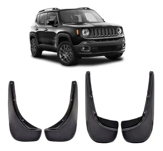 Lameiro Apara Barro Jeep Renegade 2016 à 2019 - 4 Peças Protetor