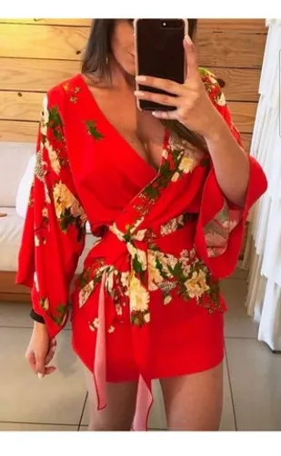 Vestido kimono Farm