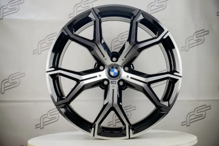 Jogo de Rodas Bmw X-6 M Preto Diamantado 5x112 - 20x9 aro 20 tala 9