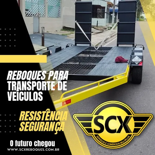 Carretinha Reboque 2 eixos trucado. SCXP5 - Lançamento - A melhor Carretinha do Brasil