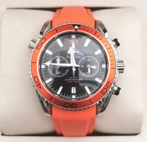 Relógio Omega SeaMaster Professional Borracha Laranja Novo