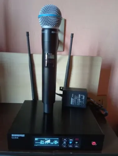 Microfone Shure Qlxd4 Profissional Primeira linha