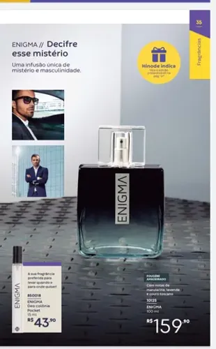 Perfume Enigma novo lacrado