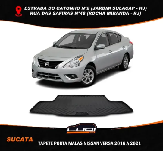 Tapete porta-malas Nissan Versa 2016 à 2021