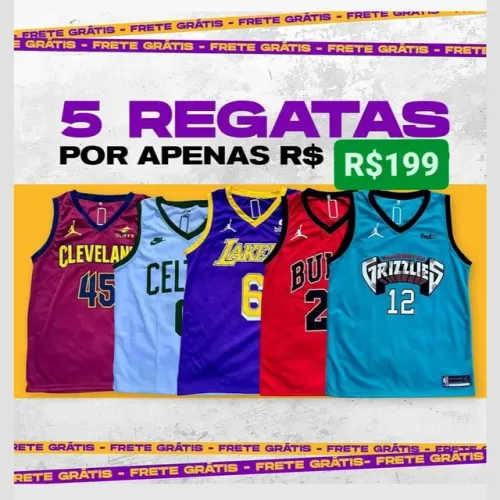 5 Regatas por apenas 199