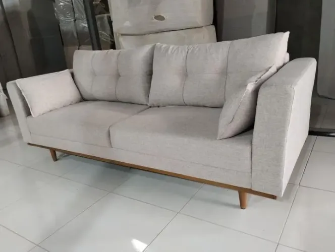 Sofa retro linho 2.00 metros
