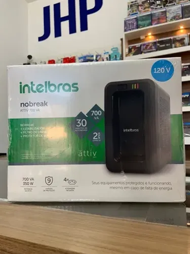Nobreak Attiv 700va+120v Intelbras - Parcelamento Sem Juros - Loja Física