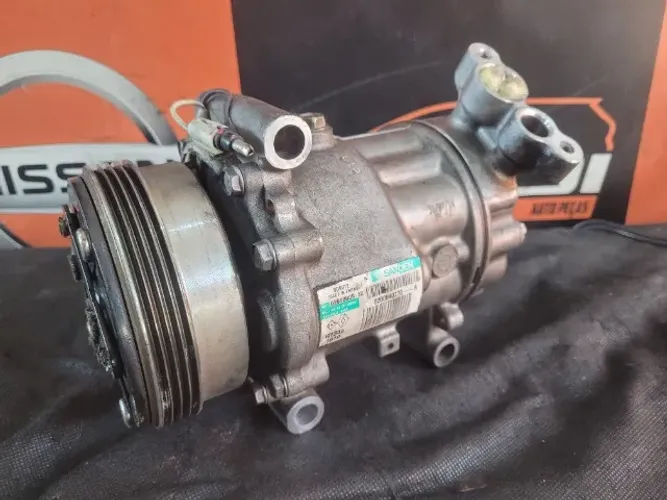 Compressor do Ar-Condicionado Renault Sandero Logan Clio Peugeout 206 1.0 2007 a 2013