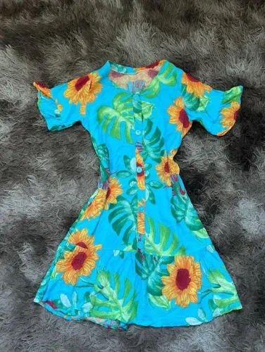Vestido tecido viscose 