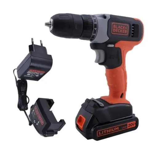 PARAFUSADEIRA E FURADEIRA 20V VVR C/ 2 VEL BCD704C1-BR