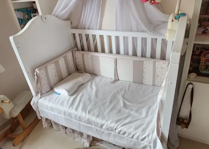 Berço infantil Puppi - Modelo Paris