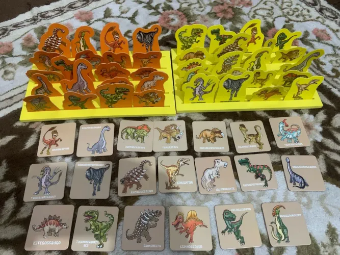 Jogo Quem é Você, Dino Tabuleiro