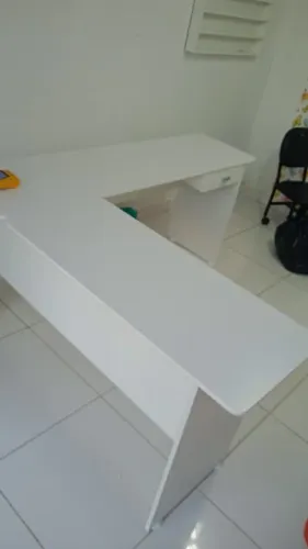 Promoção Mesa em L Branco- PL769