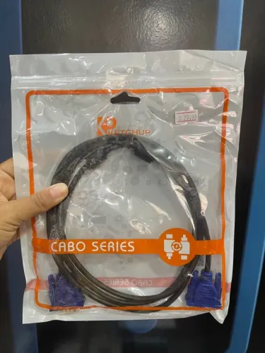 Cabo VGA para Monitor 1.8 Metros com Filtro contra interferência